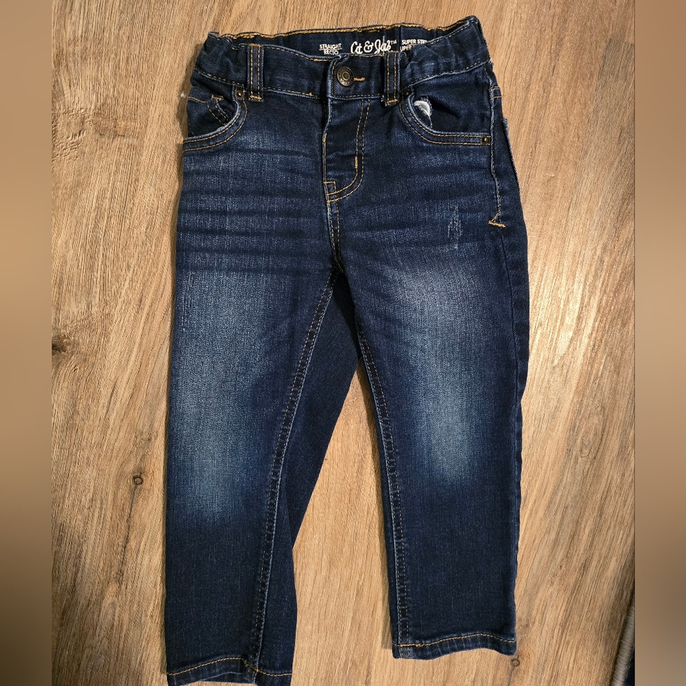 Cat and Jack jeans, size 3T